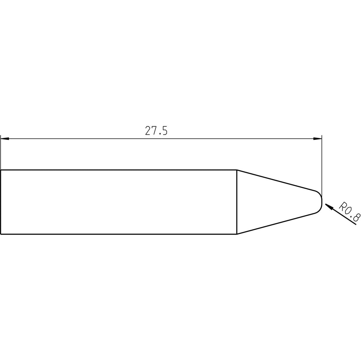 Weller Lötspitze Spitze RTU Konisch Ultra MS für WXUP MS robuste Anwendungen - 4003019442638