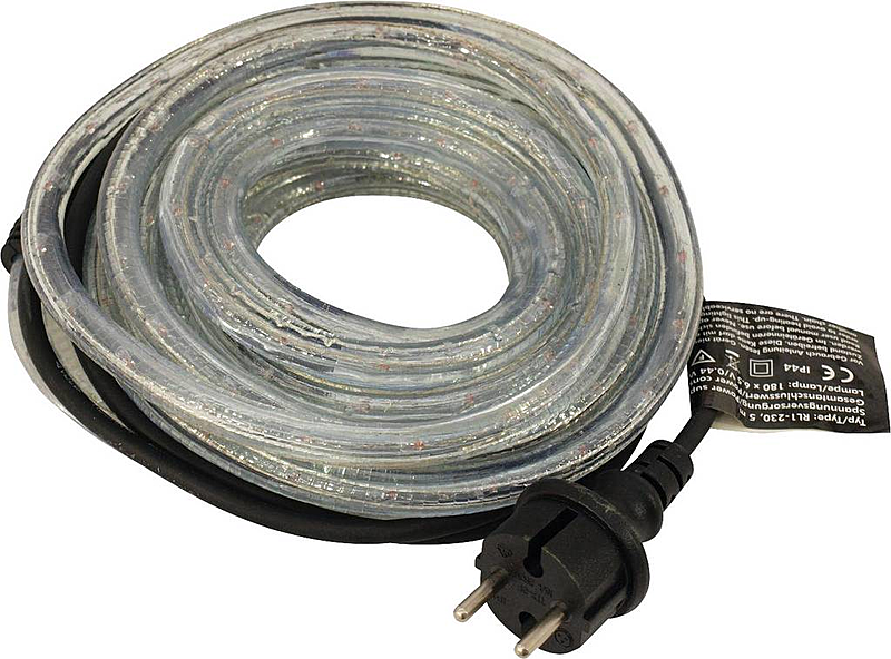 B-Ware Eurolite Lichtschlauch 5m Lichterkette Transparent Licht Schlauch 4 Stück  - 4026397146165