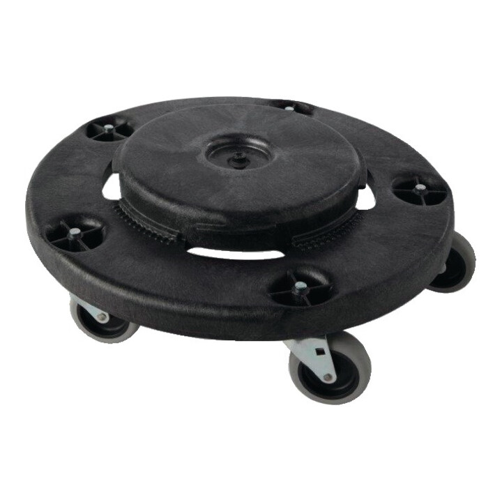 B-Ware Rubbermaid Fahrgestell Rollwagen Tonne Schwarz Kunststoff Mehrzwecktonne 76 121l - 86876015492