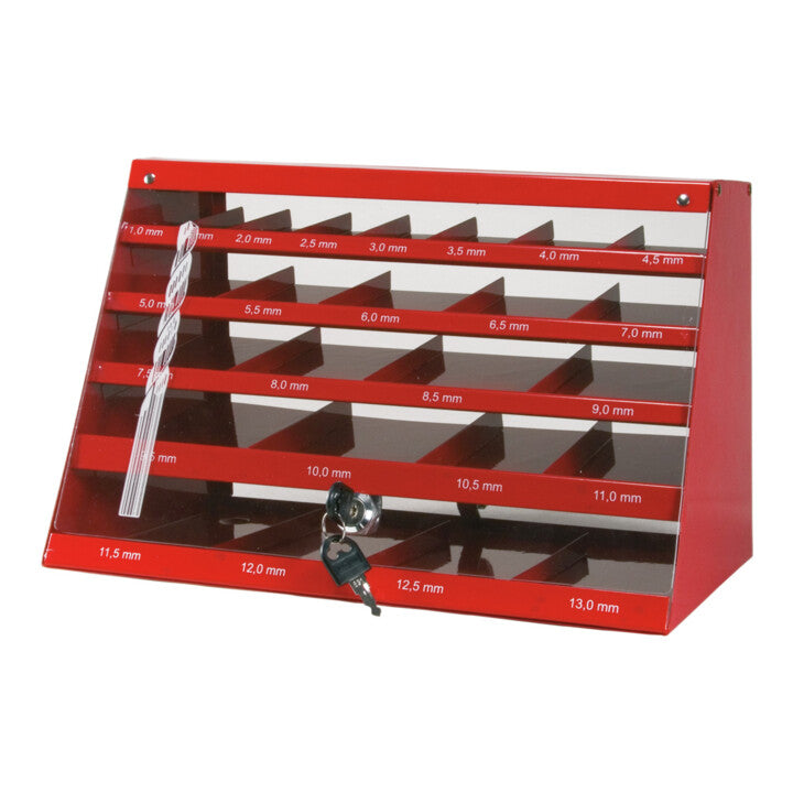 Ruko Bohrerschrank Set Spiralbohrer DIN 338 HSS-R 570 Rot SIEHE TEXT/FOTO - 4007140017130