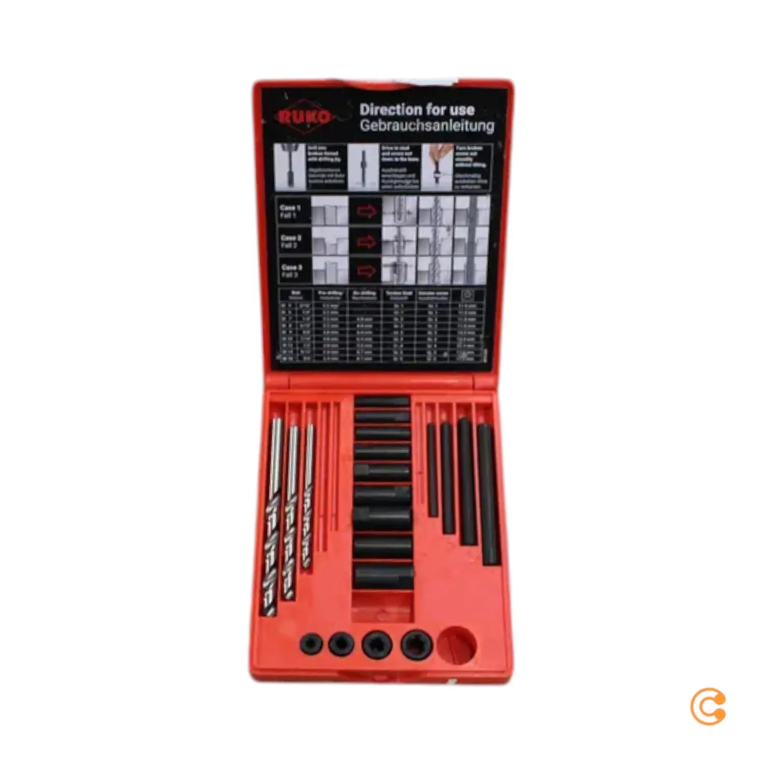 B-Ware Ruko Gewindeausdrehsatz 1 Schraubenausdreherset 21 Teilig Siehe Text/Foto - 4007140033802