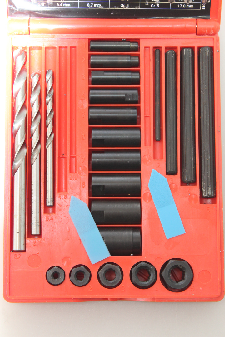 Ruko Gewindeausdreh Satz Set Schraubenausdreher Kunststoffkassette Siehe Text B-Ware - 4007140033819