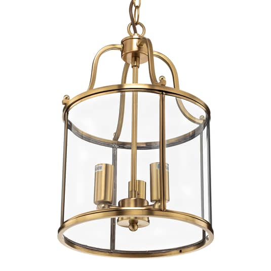 B-Ware Orion Runde Laternenform Hängeleuchte Hängeleuchte Lampe Leuchte Rieka 25cm E14 - 9003090236046
