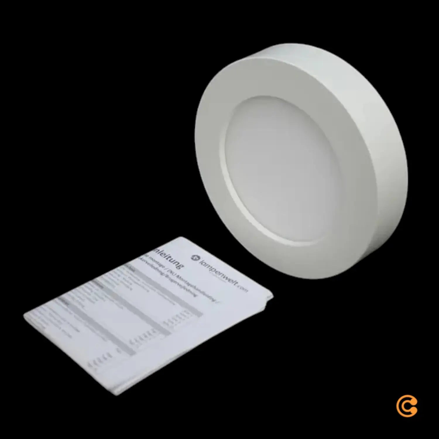 B-Ware Esra Led Deckenleuchte Deckenlampe Badezimmerlampe Badleuchte Weiß Chromoptik - 4251096512564