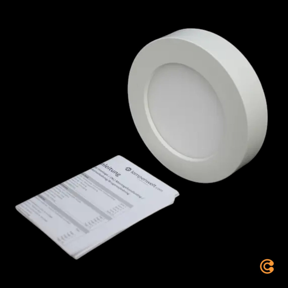 Esra LED-Deckenleuchte Deckenlampe Badezimmerlampe Badleuchte Weiß Chromoptik - 4251096512564
