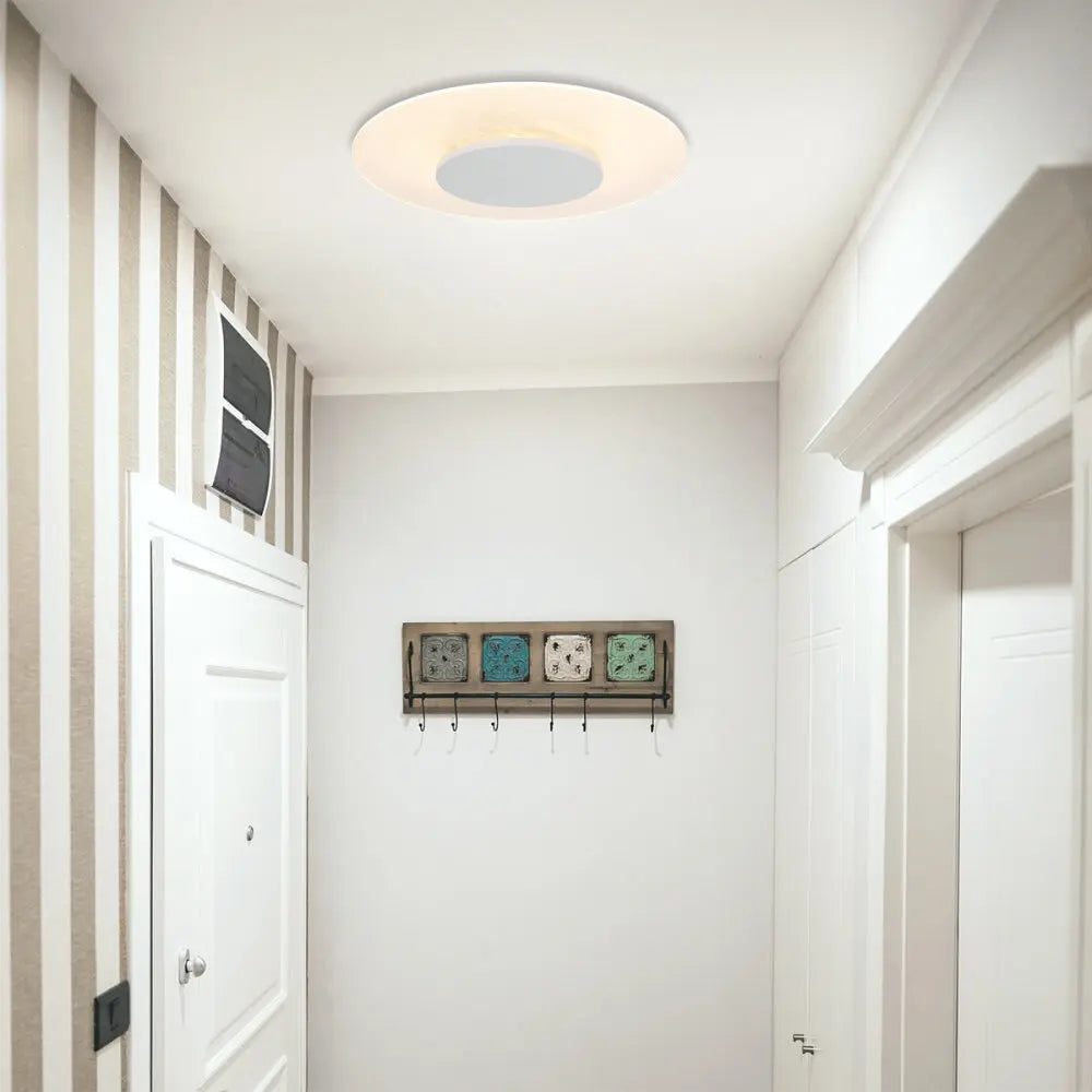 B-Ware Steinhauer Deckenleuchte Lampe Lido Led Weiß Rundleuchte Metall Modern 28cm 12 W - 8712746106237