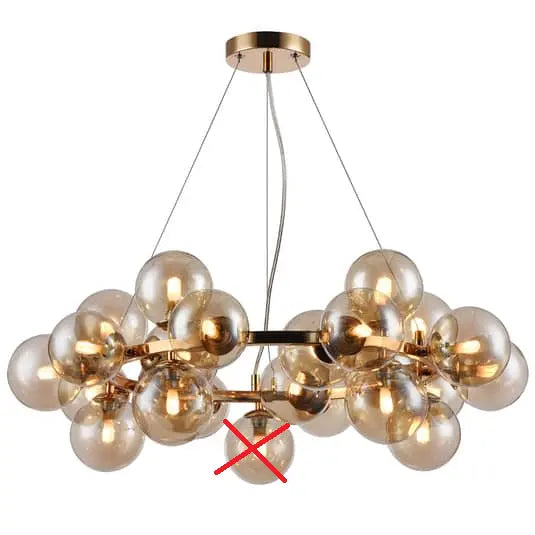 B-Ware Maytoni Dallas Pendellampe Hängelampe Lampe Leuchte G9 Led Gold Siehe Text/Foto - 4251110077079