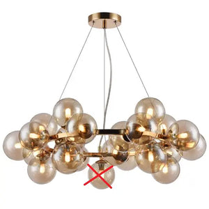 B-Ware Maytoni Dallas Pendellampe Hängelampe Lampe Leuchte G9 Led Gold Siehe Text/Foto