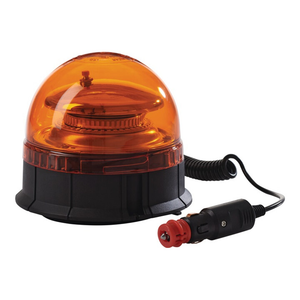 Lampe de signalisation rotative à LED jaune, base magnétique, ventouse, 12/24 V, 45 LED (B-stock).