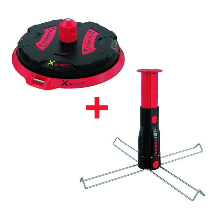 B-Ware Runpotec Kabeltrommelabroller Set Kabelabroller Kabeltrommel Multifunktionsdorn