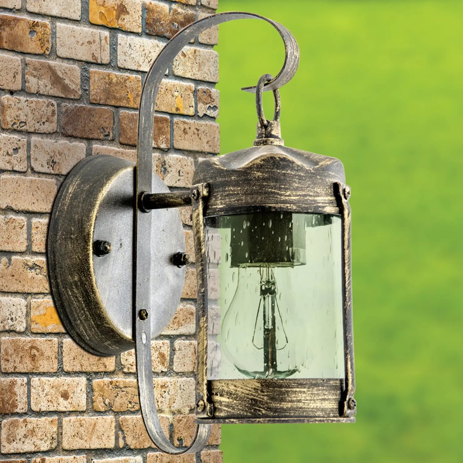 B-Ware Orion Rustikale Außenwandleuchte Lenard Gartenleuchte Terrassenleuchte Laterne - 9003090245901