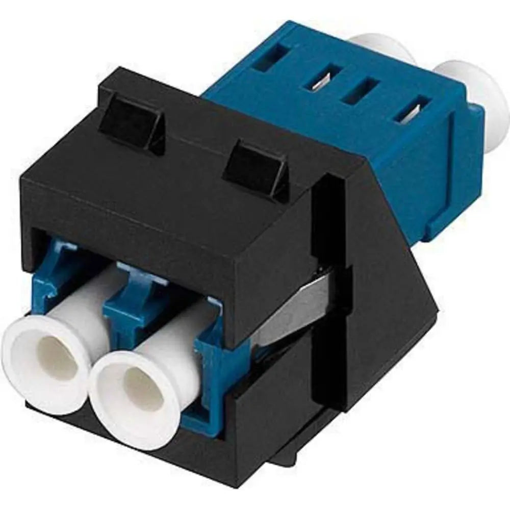 B-Ware Rutenbeck Lwl Modul Keystone Einsatz Glasfaser Singlemode Os2 Blau Lc 3 Stück - 4043921665466