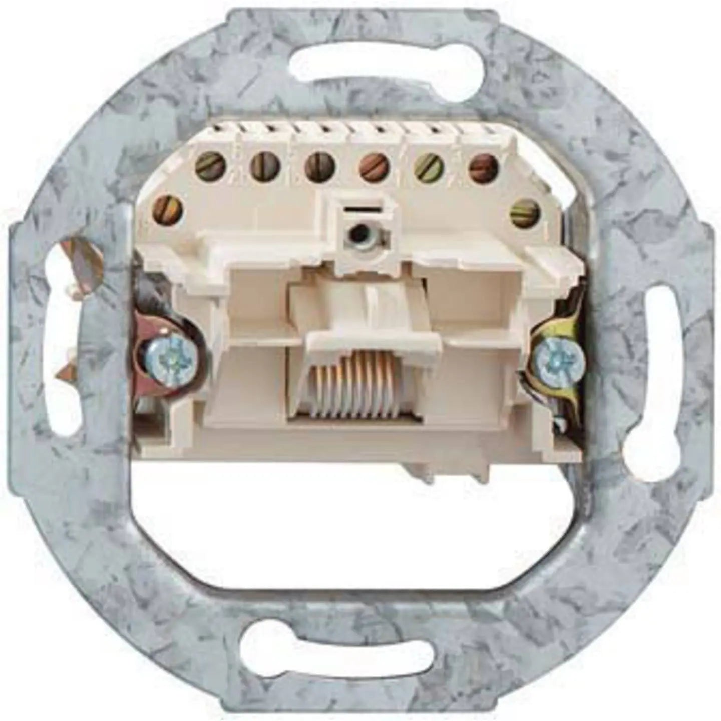 B-Ware Rutenbeck Netzwerkdose Anschlussdose Uae Einsatz Zentralplatte Cat3 Weiß 3 Stück - 4043921040683