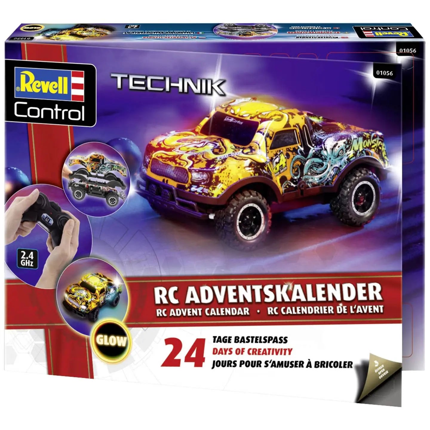 B-Ware Revell Adventskalender Set Rc Car Christmas Driver Bausatz Rc Auto Kinder - 4009803010564
