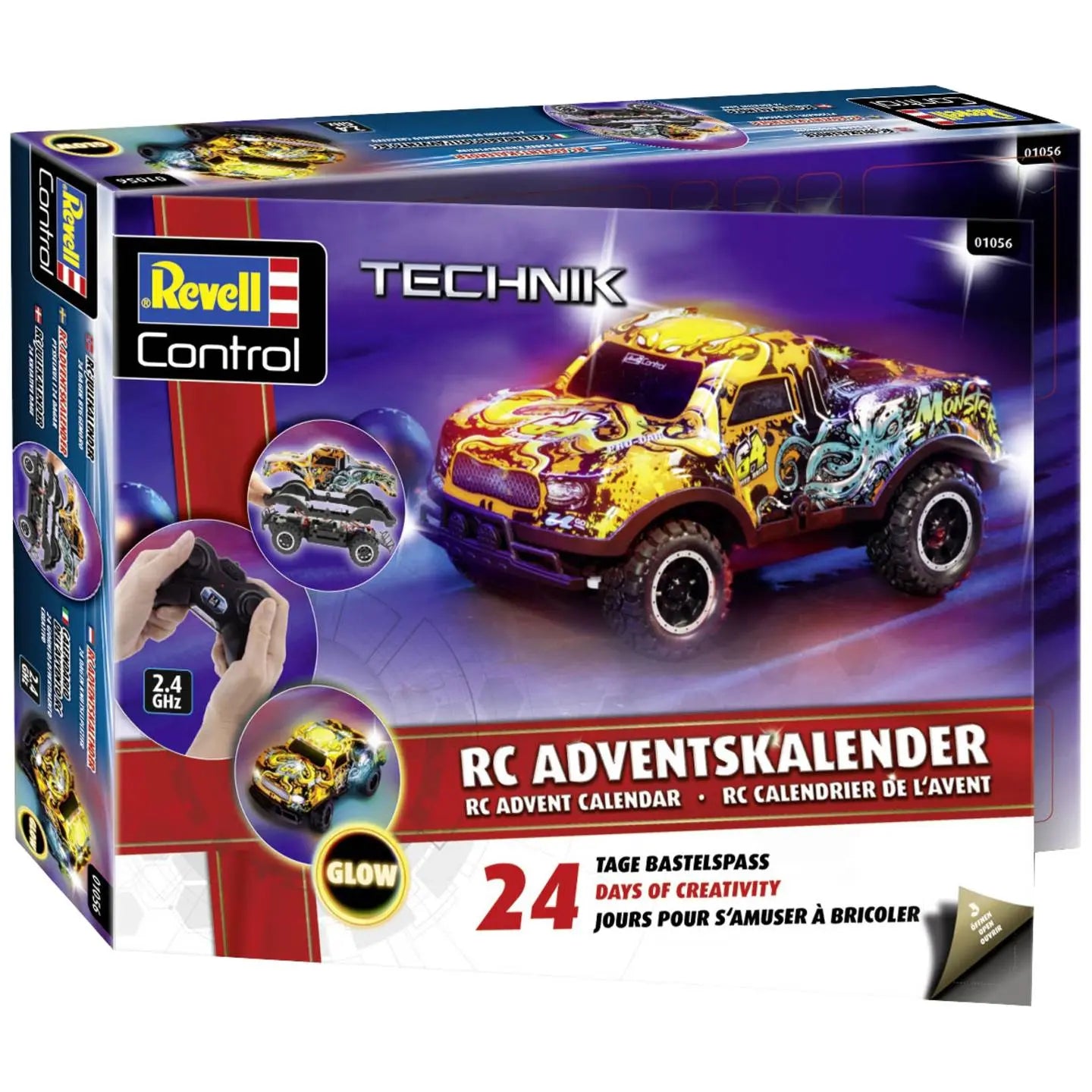 B-Ware Revell Adventskalender Set Rc Car Christmas Driver Bausatz Rc Auto Kinder - 4009803010564