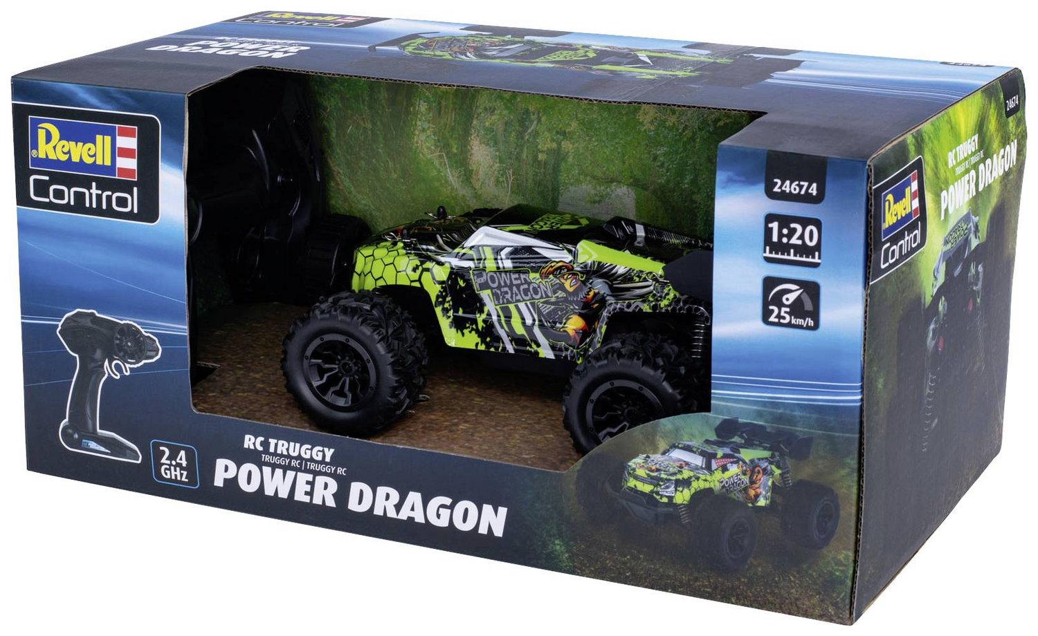 B-Ware Revell Control 24674 Power Dragon 1:20 Rc Einsteiger Modellauto Elektro Buggy955 - 4009803124674