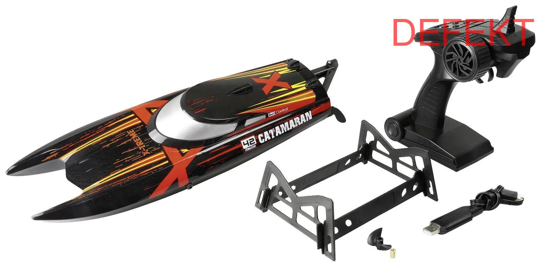 Revell Control X Treme Boat Catamaran Rc Einsteiger Motorboot Boot Defektware D-Ware - 4009803241401