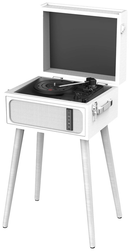B-Ware Ryght Alto Usb Plattenspieler Vinyl Bluetooth Lautsprecher Weiß Retro Design530 - 3760206481894