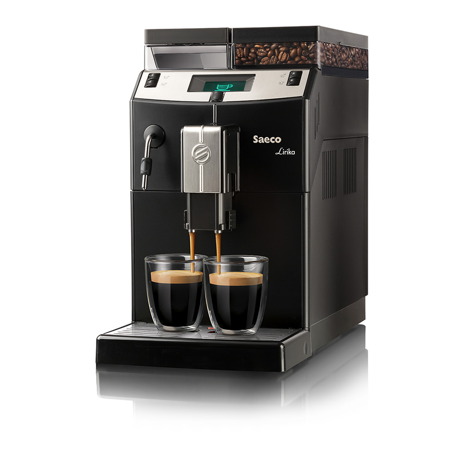 Saeco Lirika Coffee Schwarz Kaffeevollautomat Kaffeemaschine Espresso Siehe Text B-Ware - 8710103644392