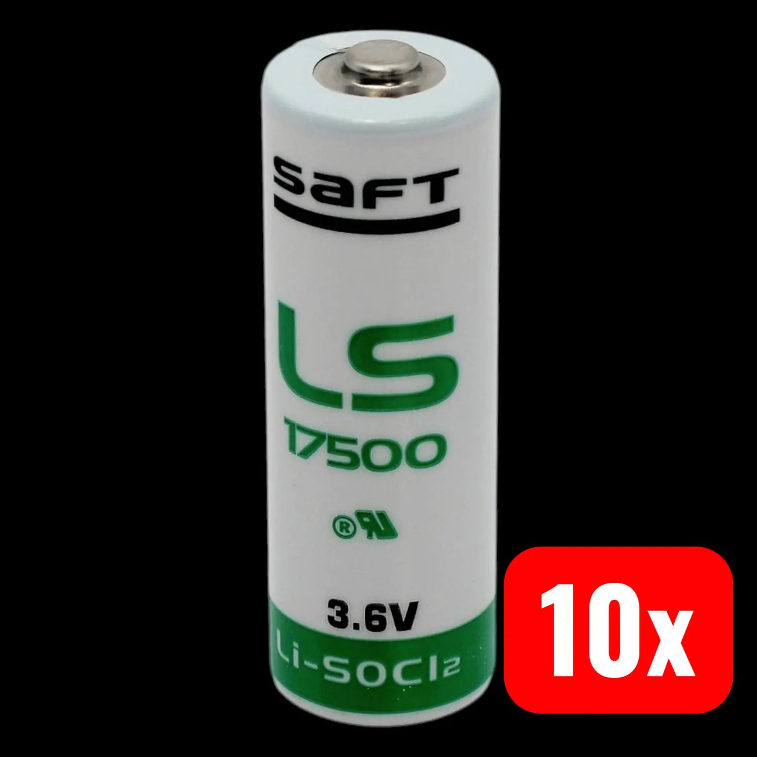 B-Ware Saft Batterie Zelle Lithium Ls17500 A Größe Edelstahl 3600 M Ah 3.6 V 10 Stück - 4064161215945