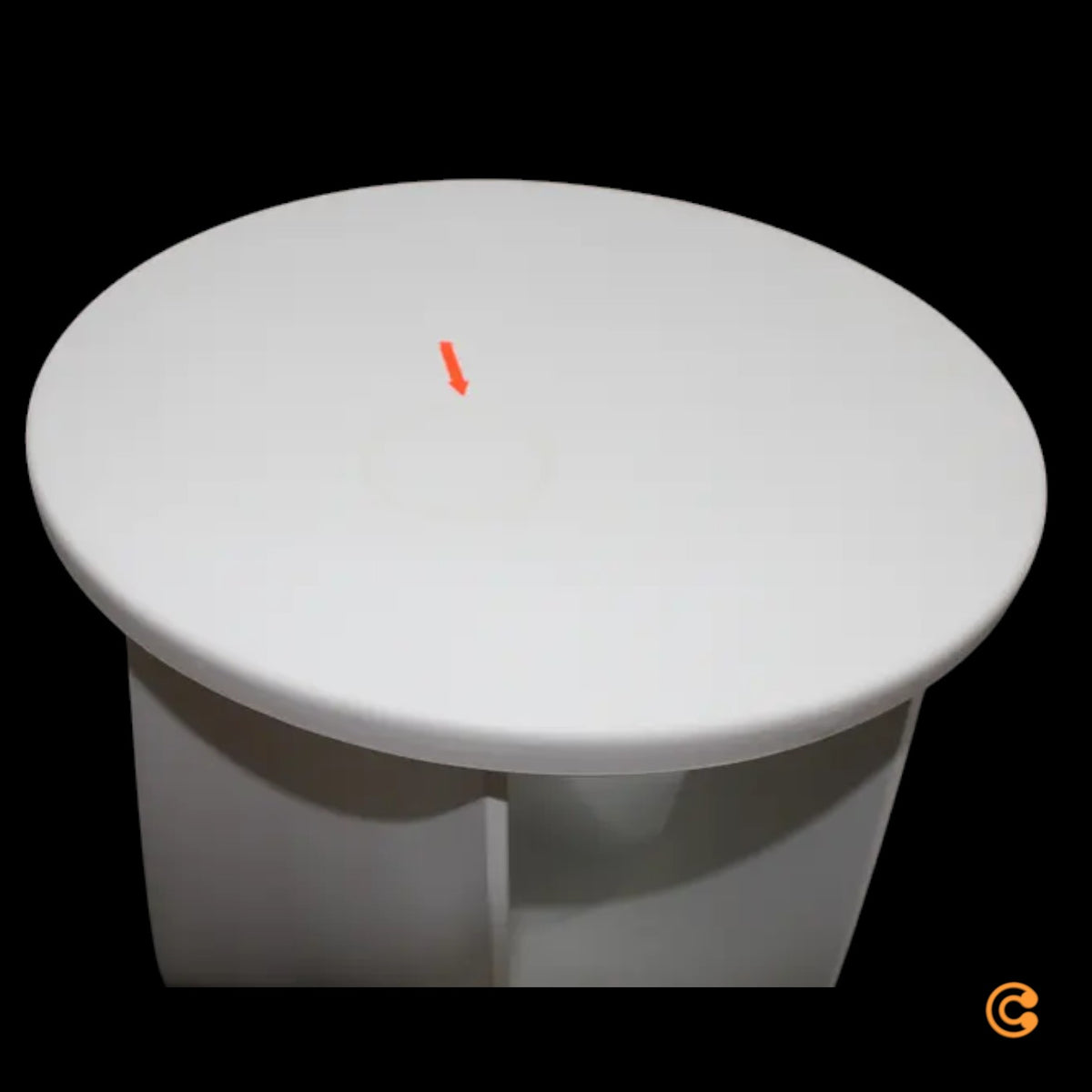 Mdf Italia Sag Hocker/Beistelltisch Sitzfläche Polyurethan 44 cm SIEHE TEXT/FOTO - 247392