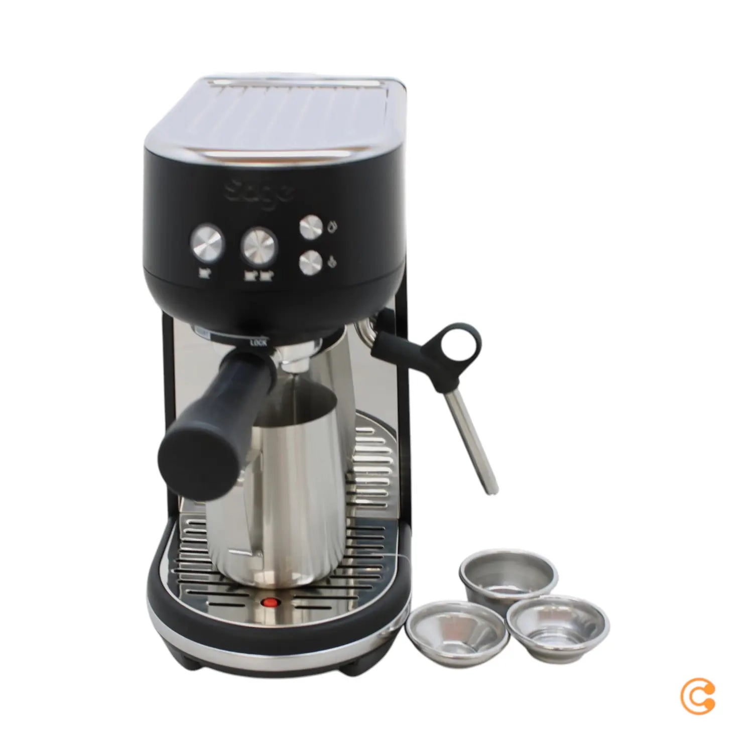 B-Ware Sage Espresso Maschine Kaffeemaschine Siebträger Maschine The Bambino Black