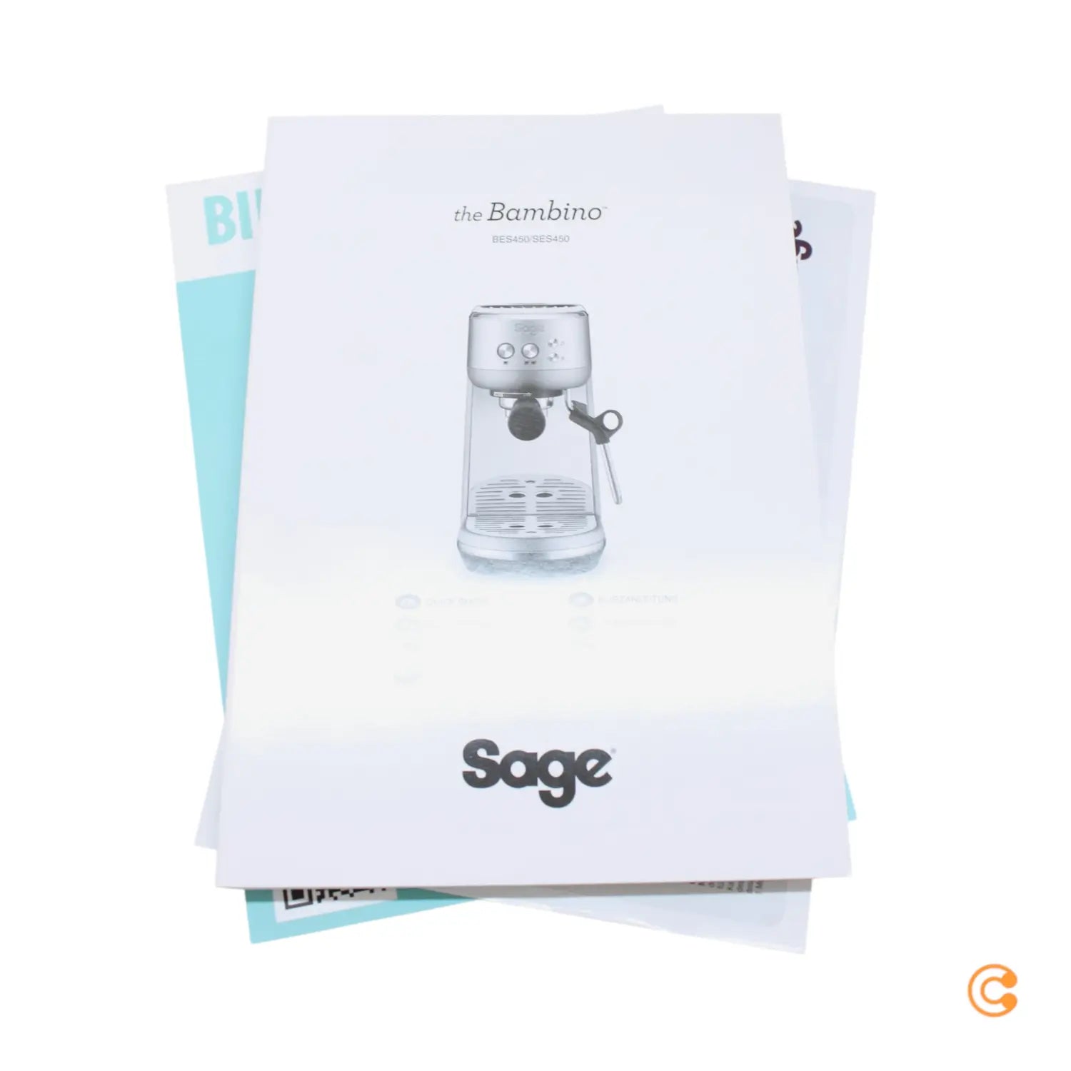 B-Ware Sage Espresso Maschine Kaffeemaschine Siebträger Maschine The Bambino Black