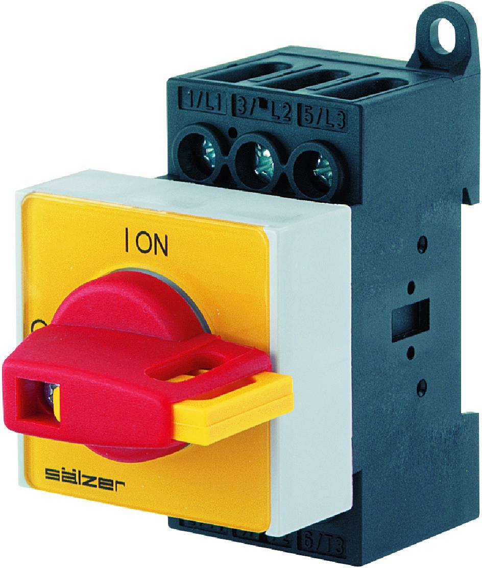Sälzer H226 41300 026 V4 Lasttrennschalter Trennschalter 32 A 1x90° Gelb Rot 1 St. B-Ware