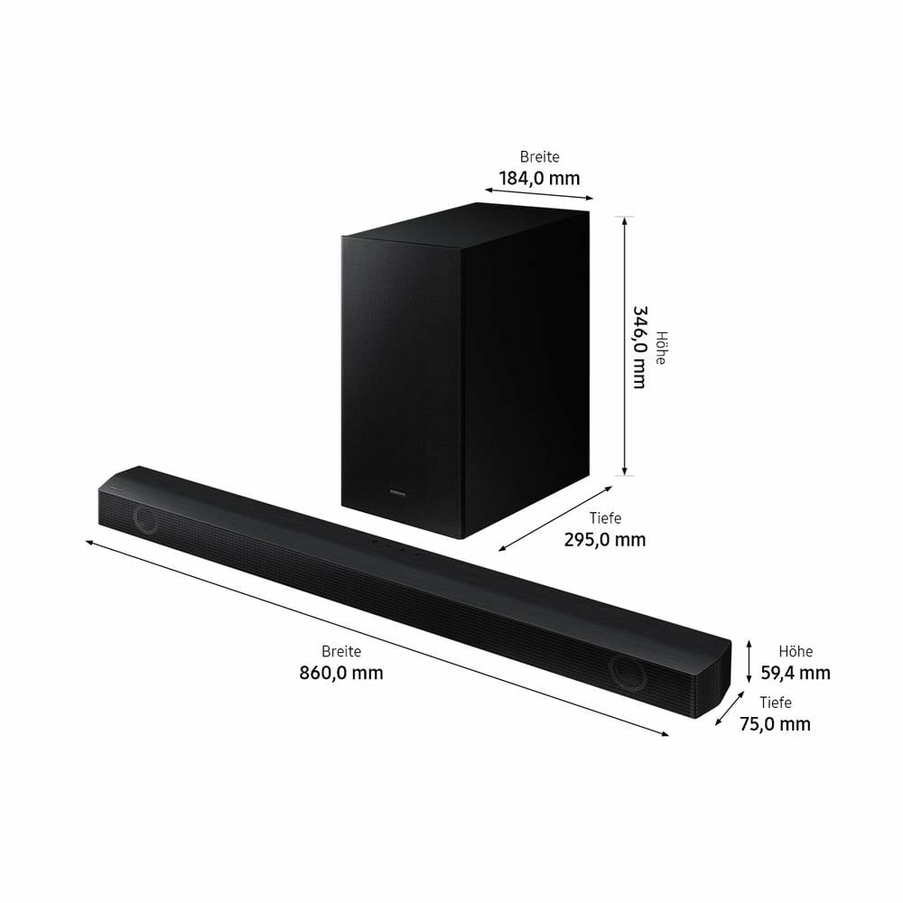 C-Ware Samsung Hw B560 Soundbar Lautsprecher Bluetooth Kabellosem Subwoofer Usb Schwarz - 8806094191691