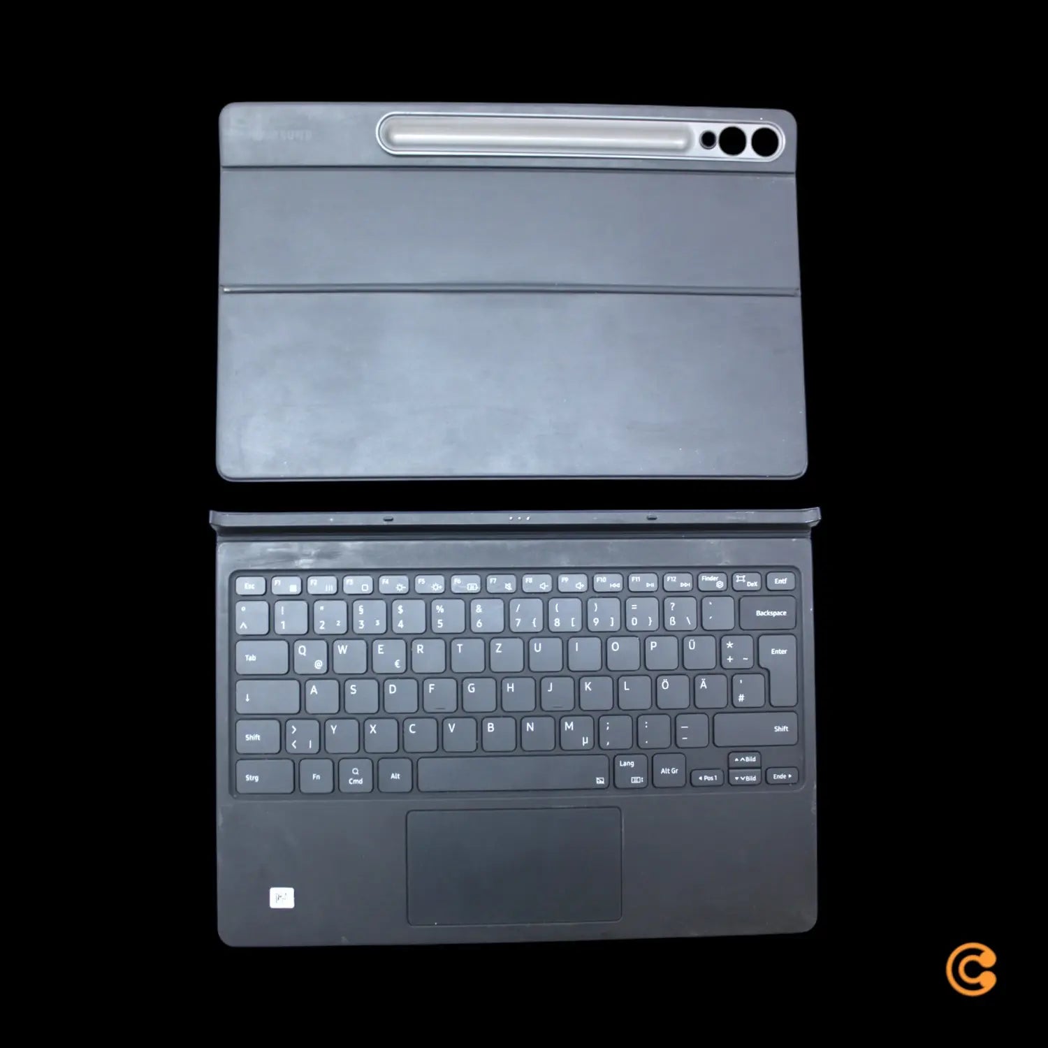 B-Ware Samsung Tablet Tastatur Hülle Keyboard Cover Für Galaxy Tab S9 Plus Schwarz - 8806095083087
