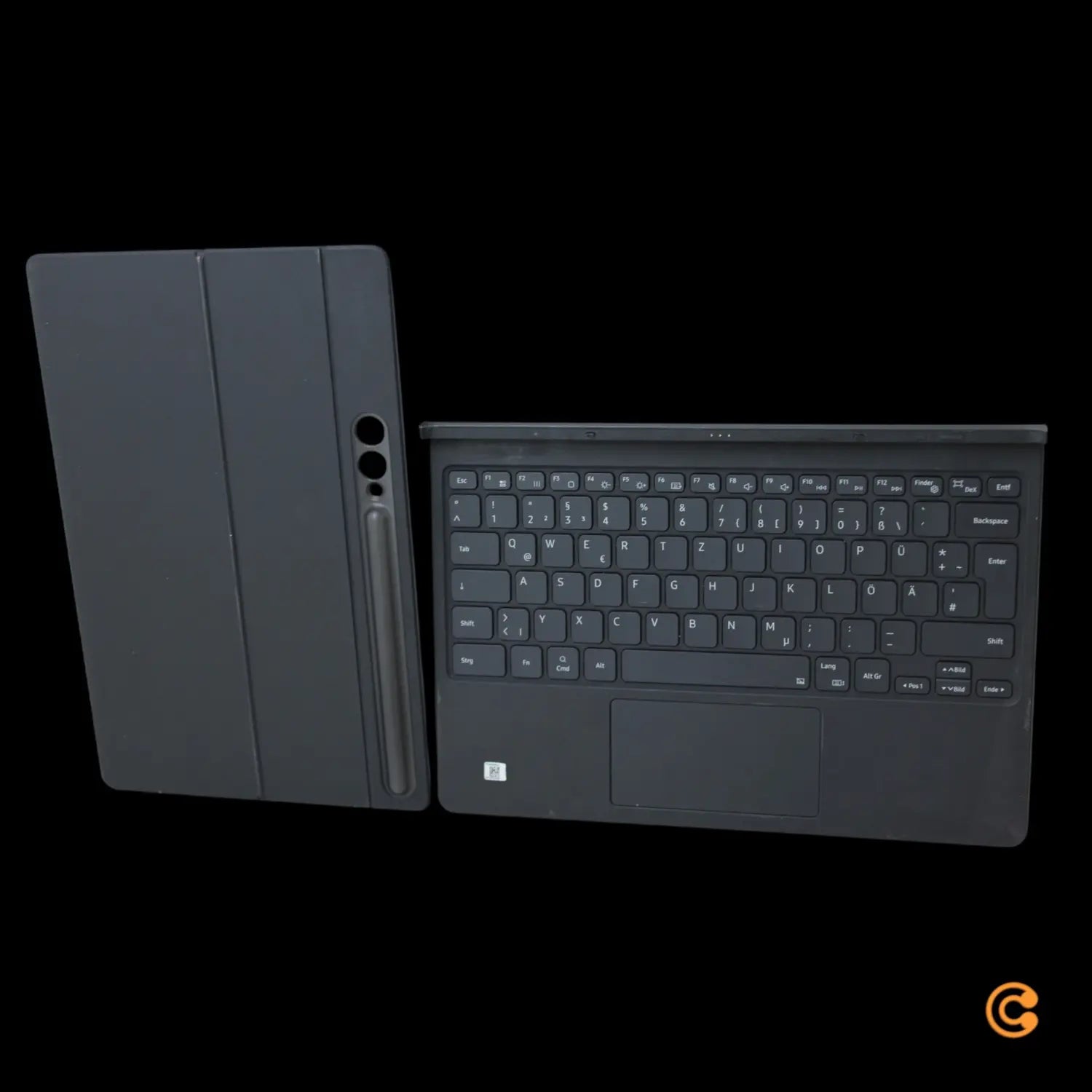 B-Ware Samsung Tablet Tastatur Hülle Keyboard Cover Für Galaxy Tab S9 Plus Schwarz - 8806095083087