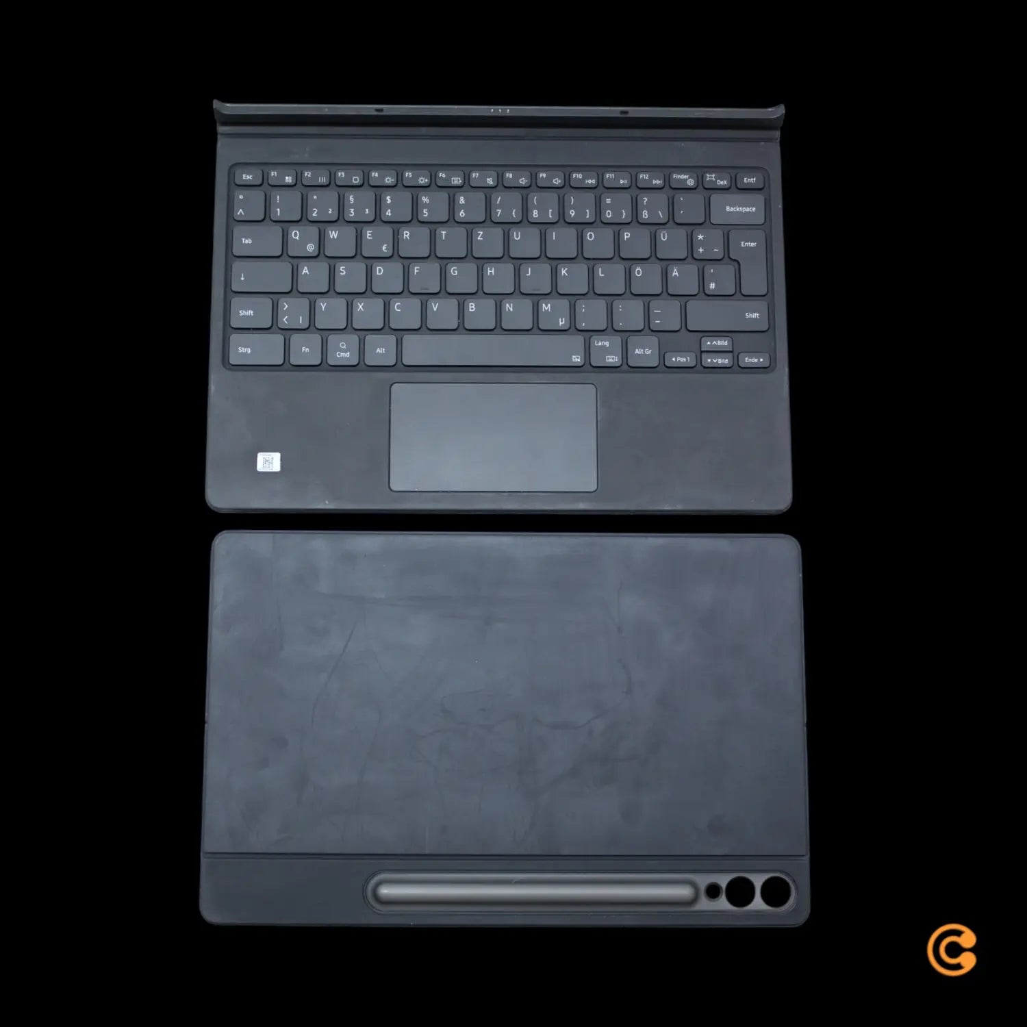 B-Ware Samsung Tablet Tastatur Hülle Keyboard Cover Für Galaxy Tab S9 Plus Schwarz - 8806095083087