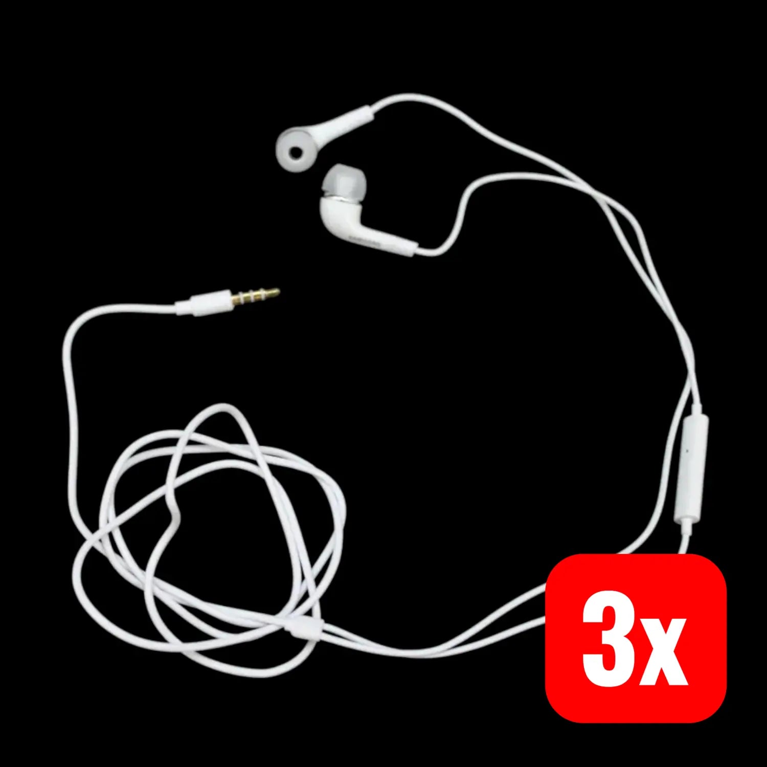 B-Ware Samsung Kopfhörer In Ear Kabelgebunden Ehs64 Headset 3,5 Mm Klinke Weiß 3 Stück - 4051707135003