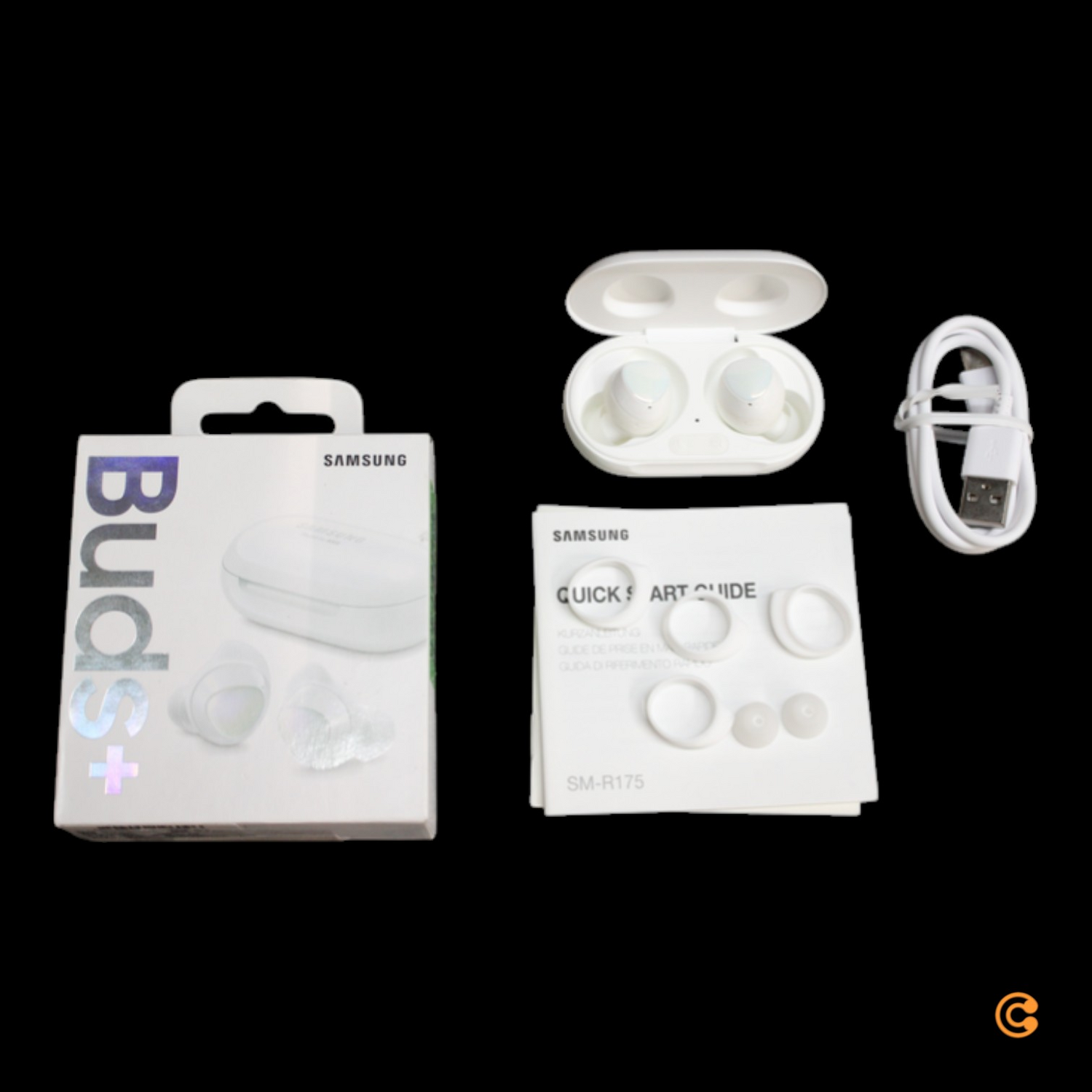 B-Ware Samsung Galaxy Buds + Kabellose Kopfhörer 3 Mikrophone In Ear Kopfhörer Weiß - 8806090196096