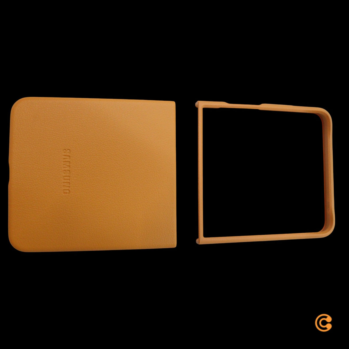 Samsung Hülle Case Schutz Galaxy Z Flip7 Handyhülle Braun Kindsuit Cover Camel - 8806097466512