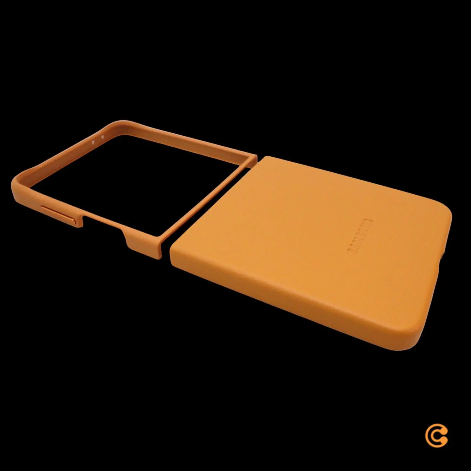 B-Ware Samsung Hülle Case Schutz Galaxy Z Flip7 Handyhülle Braun Kindsuit Cover Camel - 8806097466512