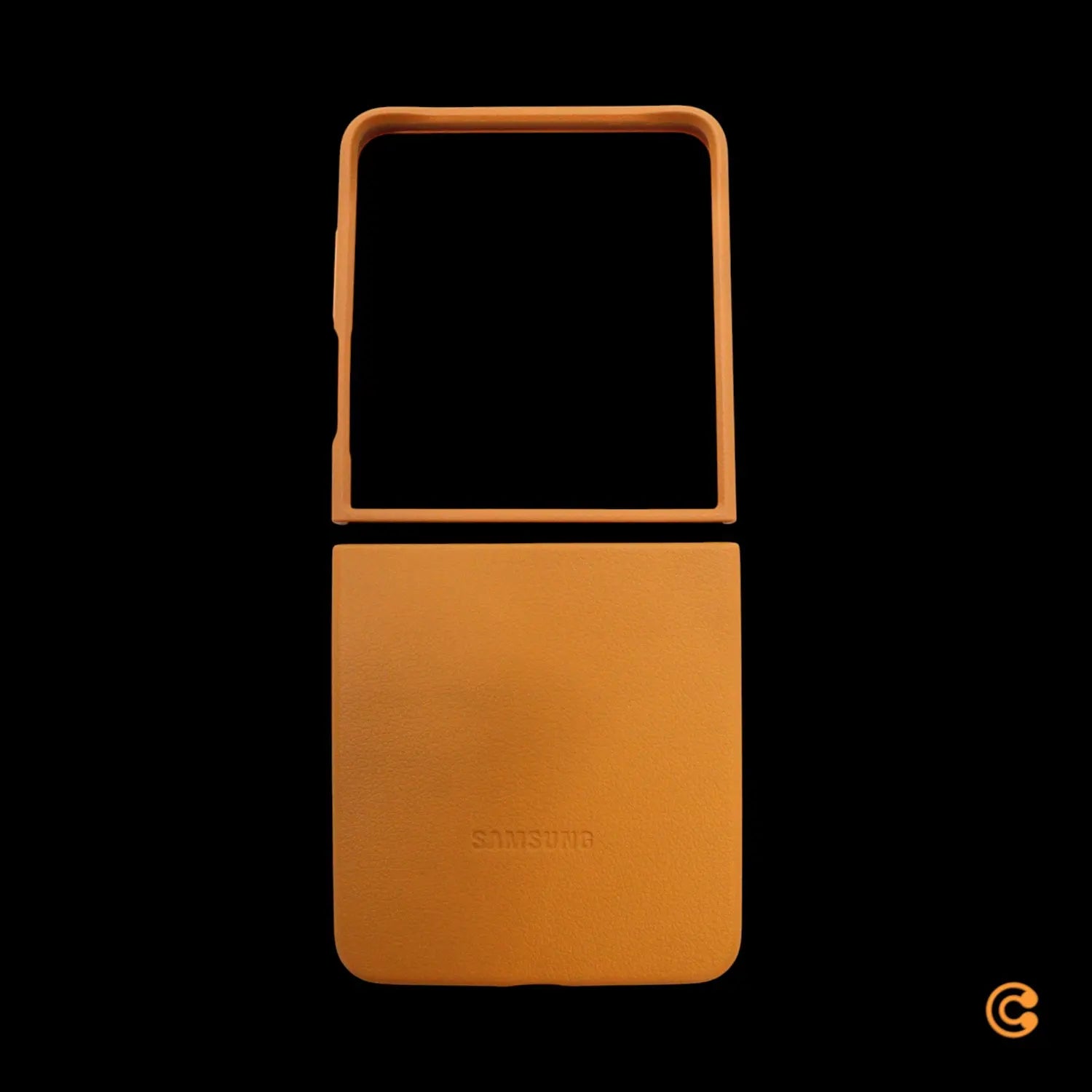 B-Ware Samsung Hülle Case Schutz Galaxy Z Flip7 Handyhülle Braun Kindsuit Cover Camel - 8806097466512