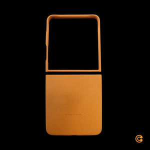 B-Ware Samsung Hülle Case Schutz Galaxy Z Flip7 Handyhülle Braun Kindsuit Cover Camel