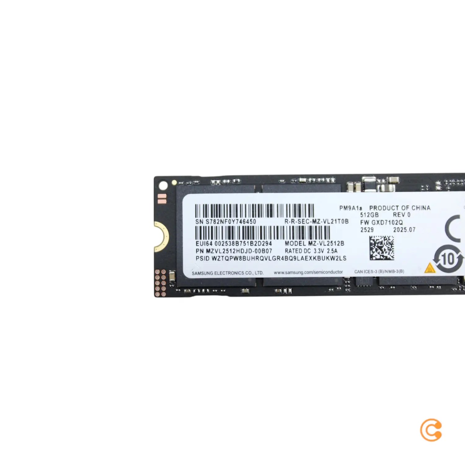 B-Ware Samsung Solid State Drive Festplatte M2 2280 Nv Me 512 Gb Internal Speicher - 4262451797717