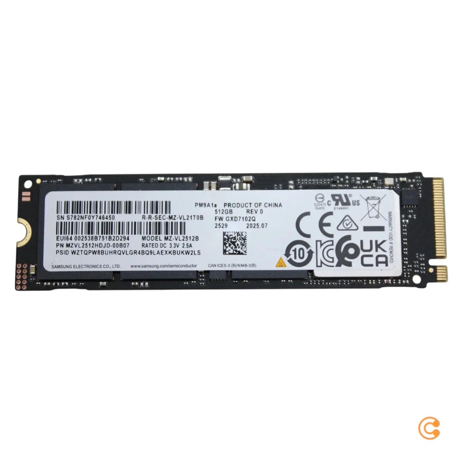B-Ware Samsung Solid State Drive Festplatte M2 2280 Nv Me 512 Gb Internal Speicher - 4262451797717