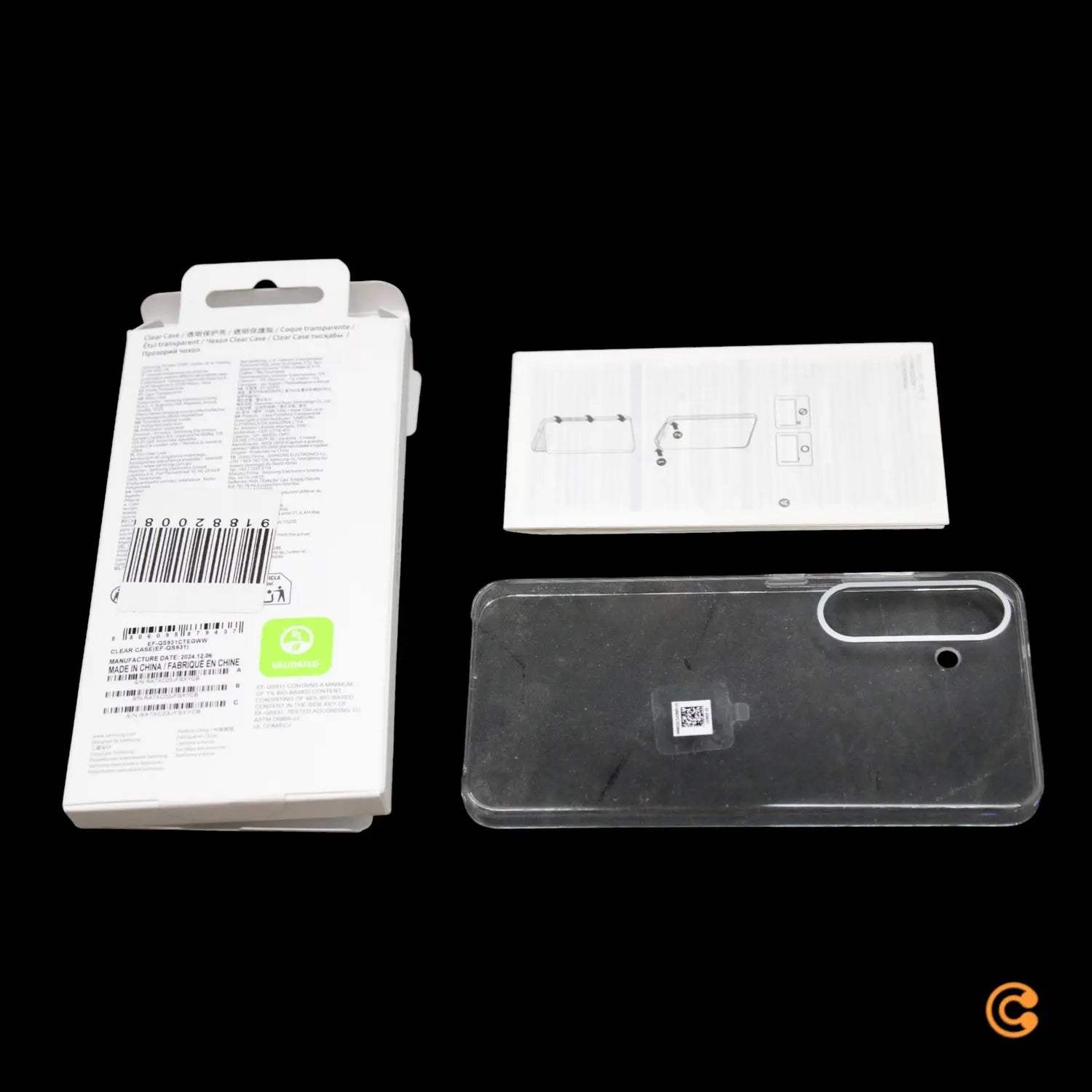B-Ware Samsung Hartschalenrückwand Schutzhülle Galaxy S25 Case Rückseite Transparent - 8806095879437