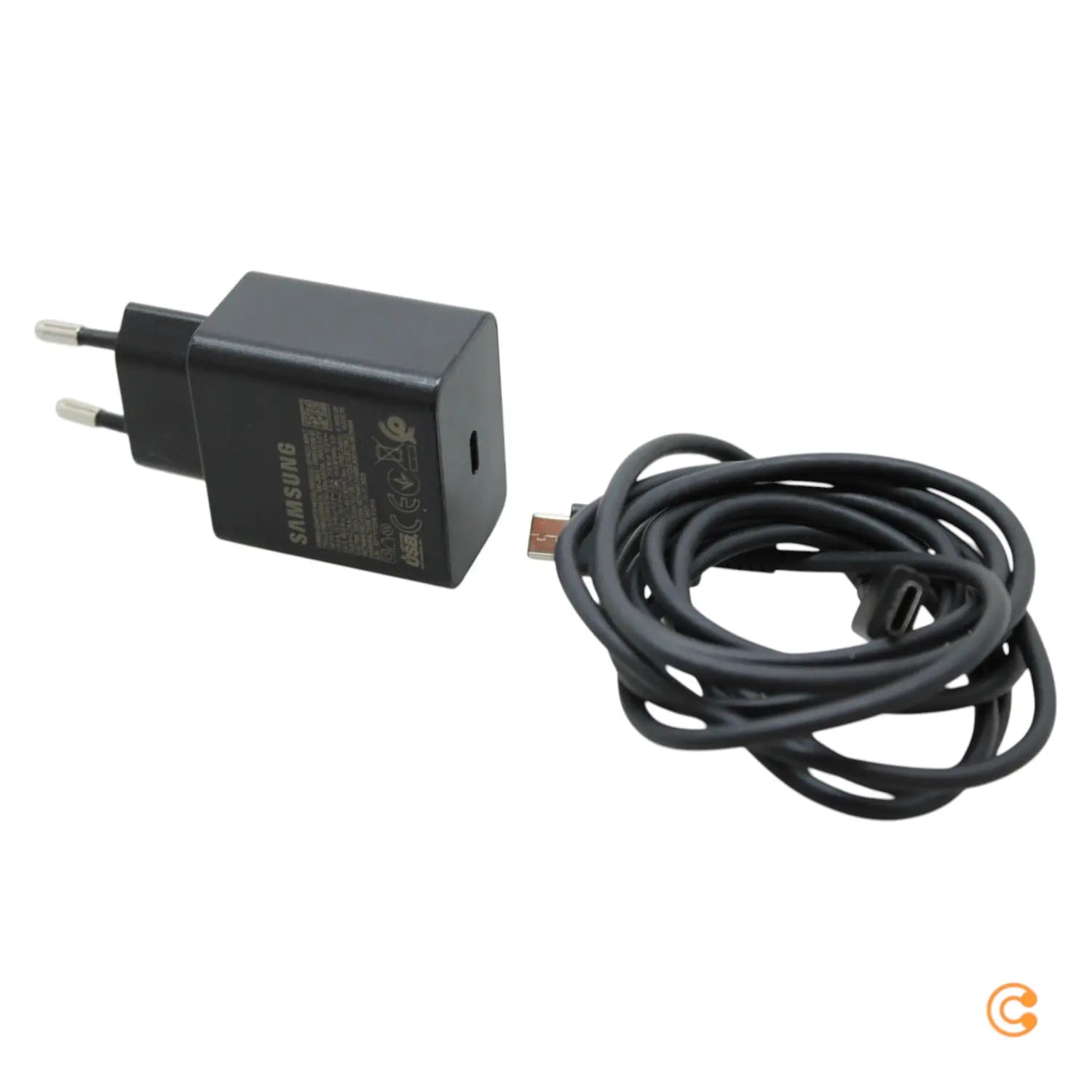 B-Ware Samsung Ladegerät Adapter Netzteil Usb C Schnellladegerät 45 W 5 A Kabel T4511   - 8806095510002