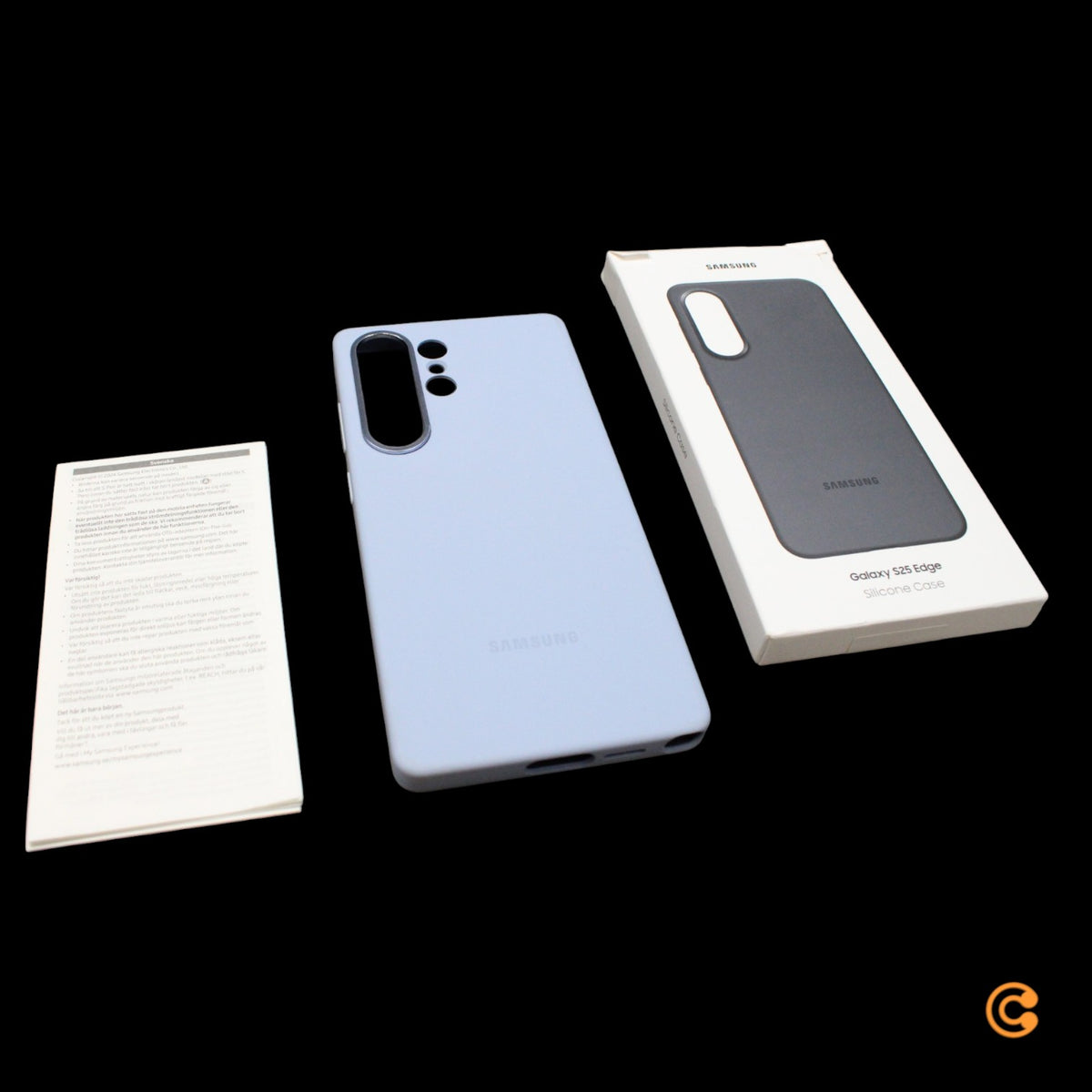 Samsung Schutzhülle Hülle Case Samsung Galaxy S25 Edge Schwarz Silicone Schwarz - 8806097329671