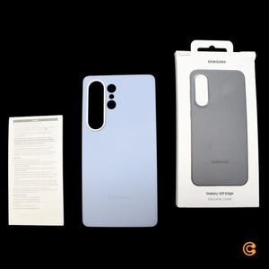 B-Ware Samsung Schutzhülle Hülle Case Samsung Galaxy S25 Edge Schwarz Silicone Schwarz