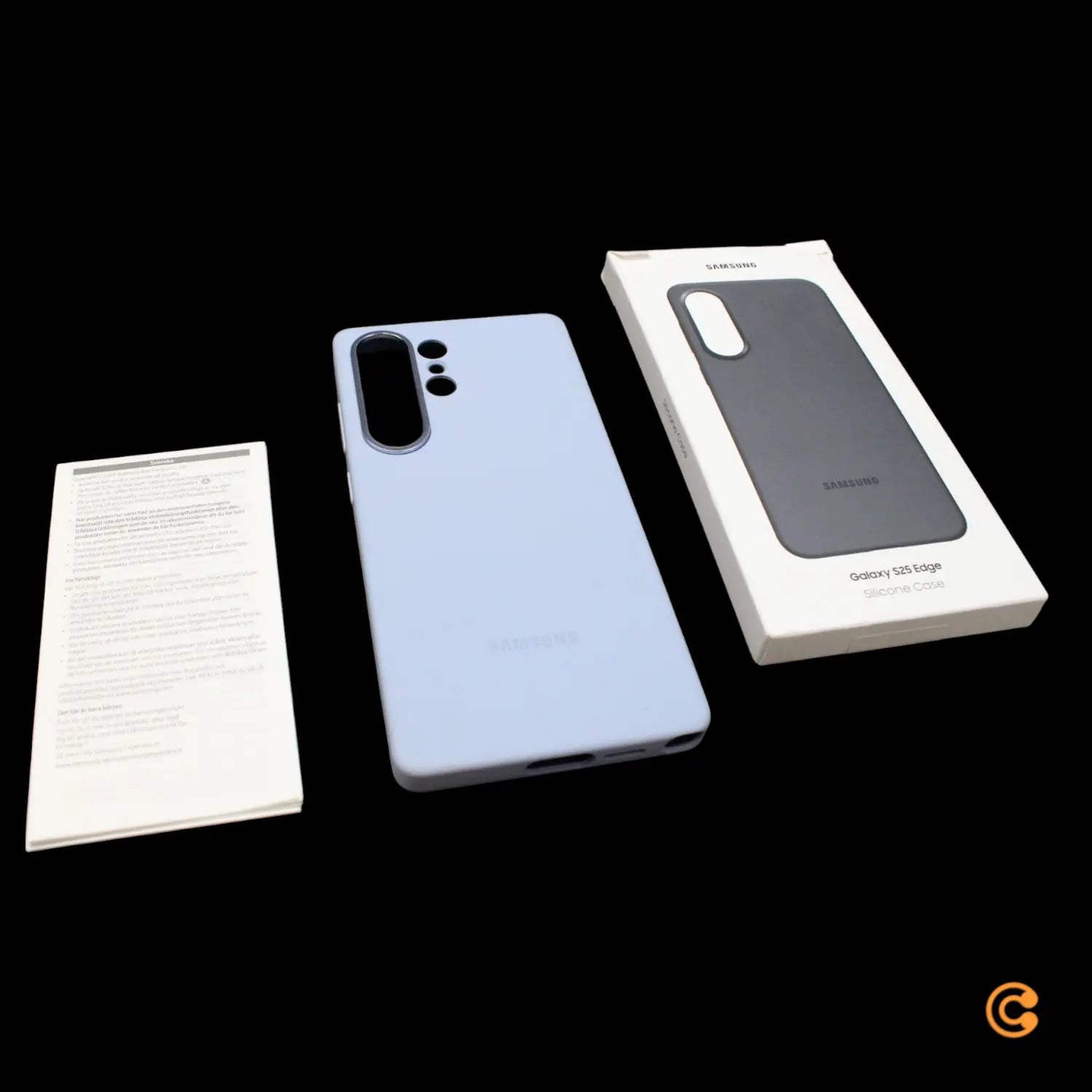 B-Ware Samsung Schutzhülle Hülle Case Samsung Galaxy S25 Edge Schwarz Silicone Schwarz - 8806097329671
