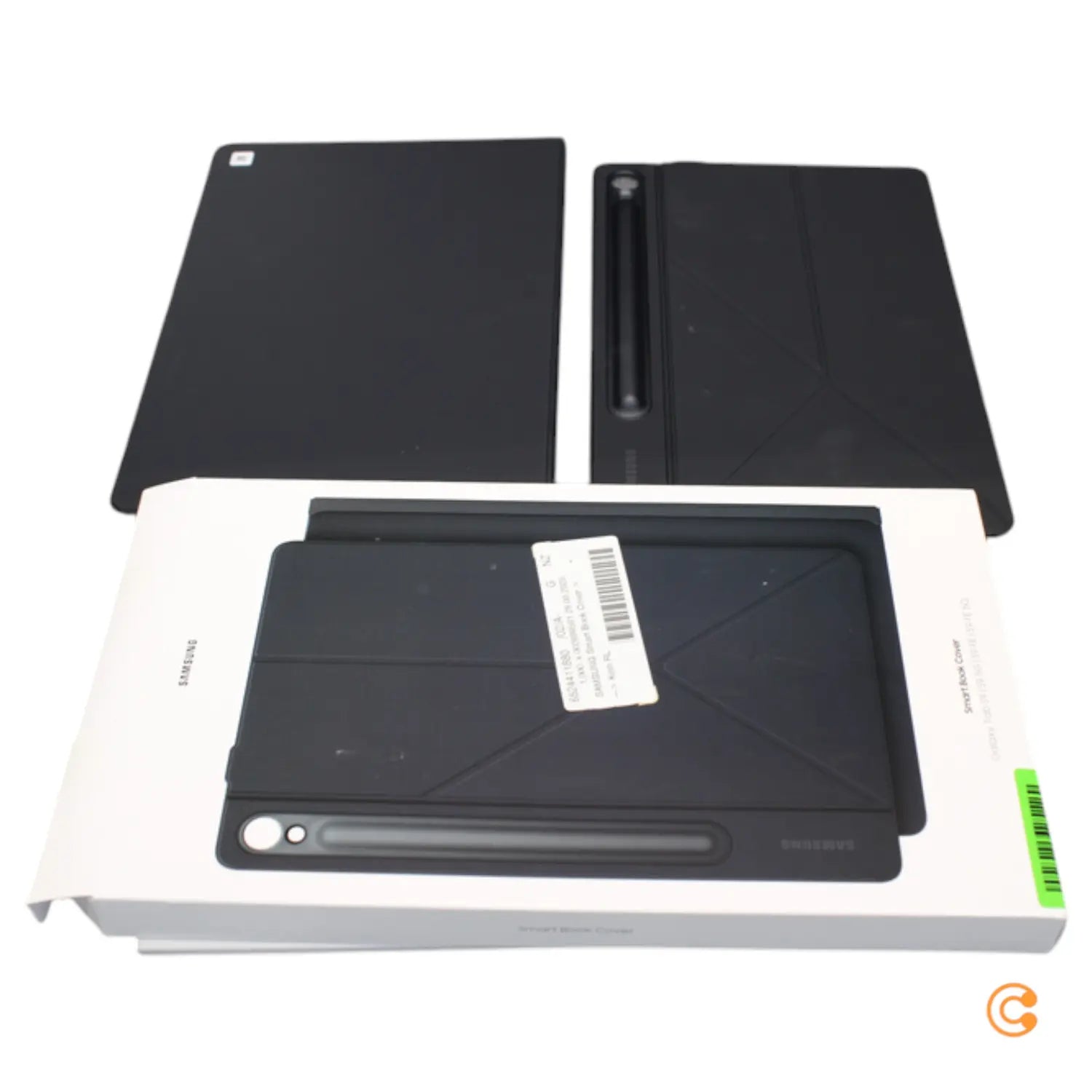 B-Ware Samsung Book Cover Hülle Tab S9 Tablet Schwarz Standfunktion Magnetisch 110 - 8806095110493