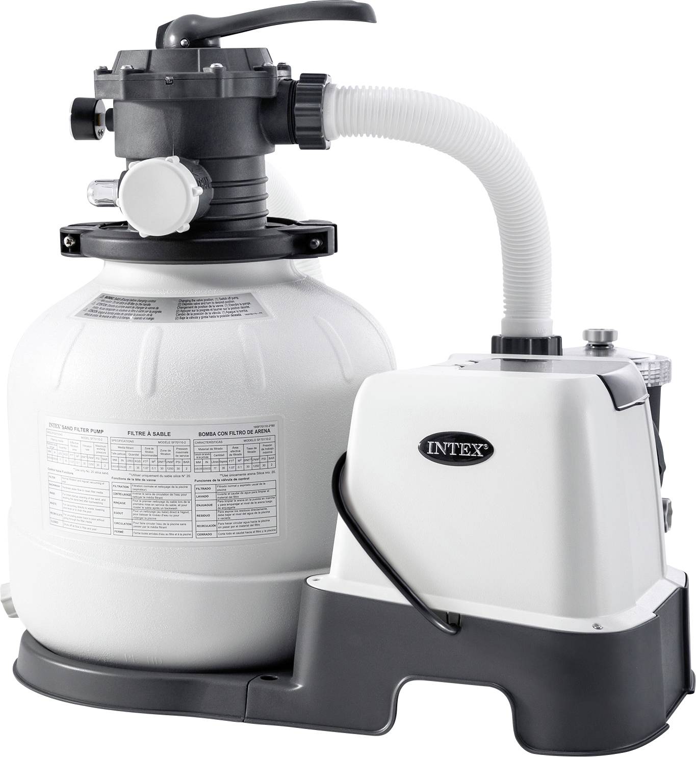 Intex QX2100 Sandfilteranlage 6000 l/h Salzwasser Filteranlage Poolpumpe DEFEKT - 6941057417851