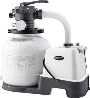 B-Ware Intex QX2100 Sandfilteranlage 6000 l/h Salzwasser Filteranlage Poolpumpe DEFEKT