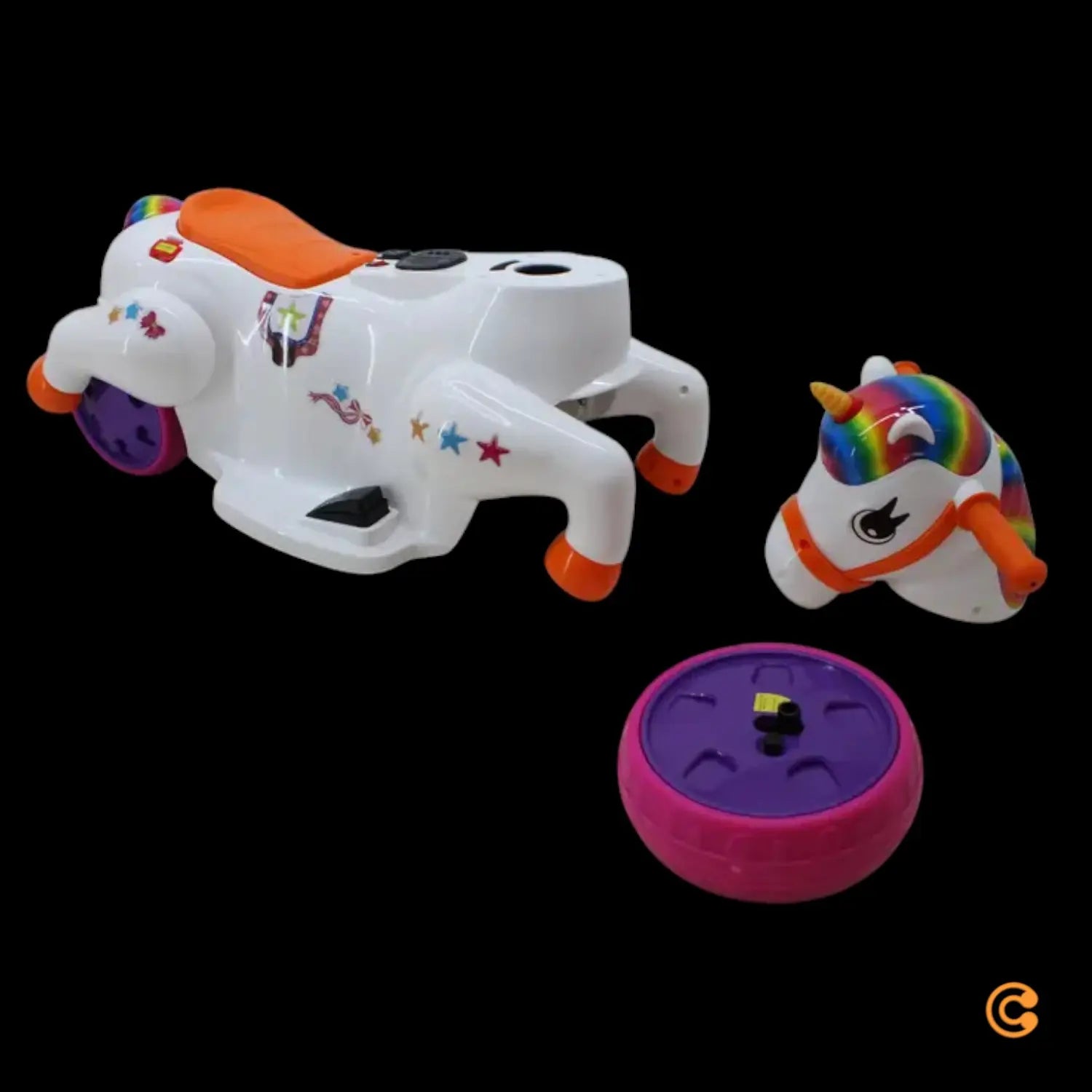 B-Ware Sandinrayli Kinderfahrzeug Kinderauto Elektrofahrzeug Einhorn Siehe Text/Foto - 6974129112194