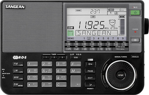 B-Ware Sangean Ats 909 X Weltempfänger Aux, Kw, Lw, Mw, Ukw Akku Ladefunktion Schwarz